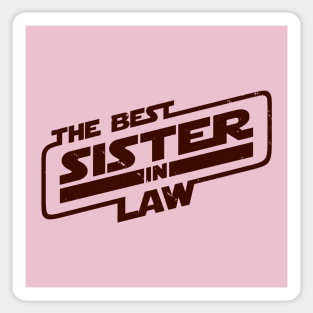 The Best Sister In Law Gift Sticker